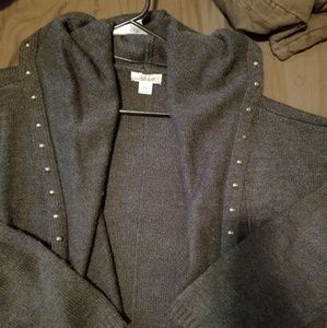 Style & Co Sweaters - Long grey hooded cardigan Style & Co Sweaters - Long grey hooded cardigan